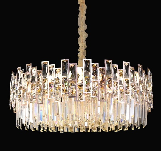 Люстра BACI 80*30 золото, стекло, металл, Е14.