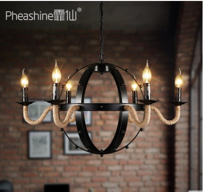 Дизайнерский светильник белый Alvex, 70*40 см, led, e14, железо, веревка, современный, белый