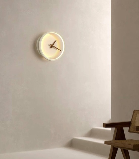 Настенный светильник, Бра, FRED 27*25, песочно-белый, металл, LED.