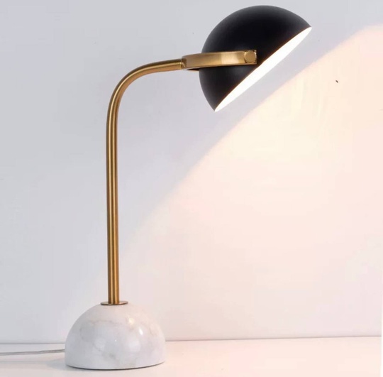 Настольная лампа BENNY 50*36, ,бронза, мрамор.