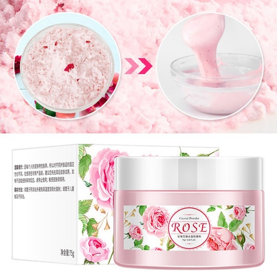 Альгинатная маска для лица с экстрактом розы