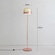 Торшер розовое золото Virella, 24*135 см, LED, металл, 10 Вт