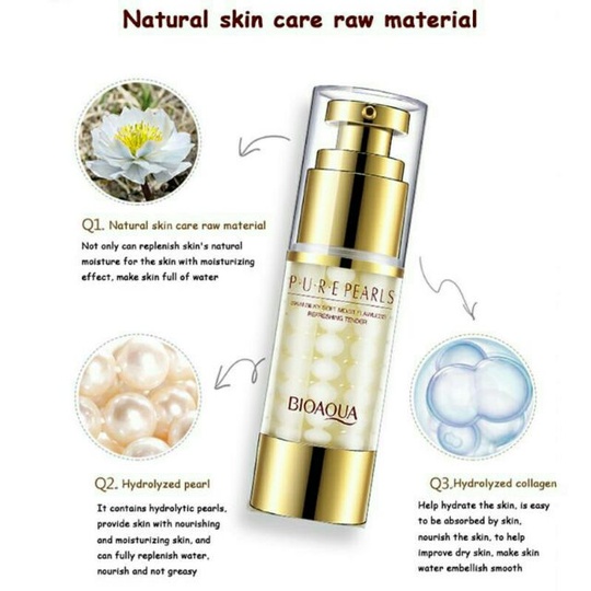 Увлажняющий крем для кожи вокруг глаз с натуральной жемчужной пудрой PurePearls