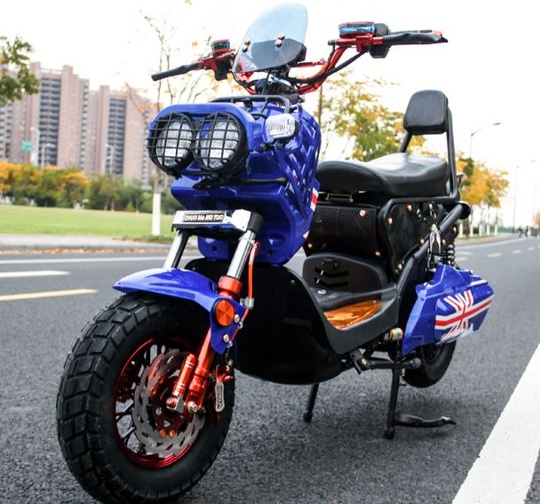 Электромотоцикл Volt 1200 w, скорость до 50 км, запас хода до 60 км, нагрузка до 150 кг, диаметр колеса 12 дюймов, вес 142 кг, китай