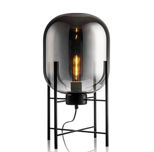 Настольная лампа CHAD 26*45, дымчато-серый, металл, Е21.