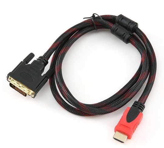 Кабель HDMI-DVI Jia Texing 24+1( 0.3 м)
