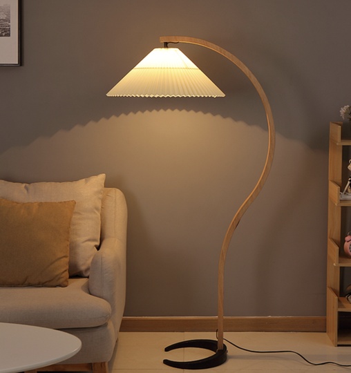 Напольный светильник бежевый LANCOU, E27, 5 Вт