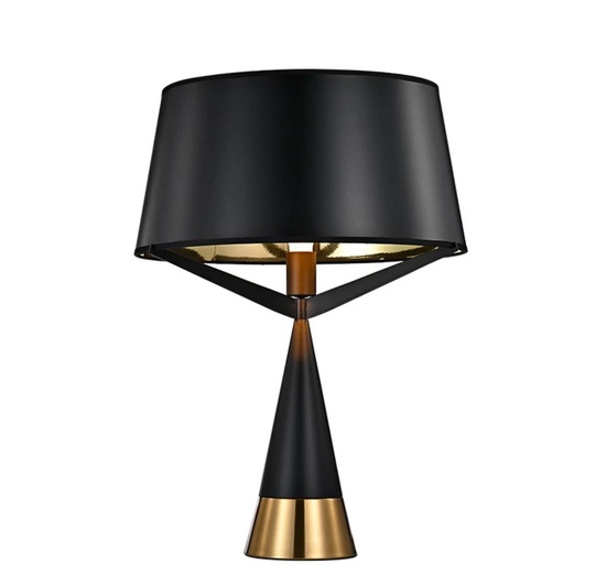 Настольная лампа AUSTEN 24*40, черный, металл, Е27.