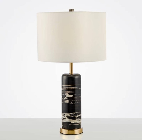 Настольная лампа SOFITO 68*38, античная бронза, мрамор.