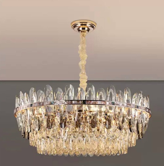 Подвесной светильник MIRAC 95*29, золотой, стекло, металл,  Е14.