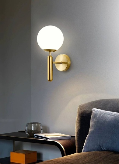 Настенный светильник, БРА ESER 15*32, бронза, металл, Е27.