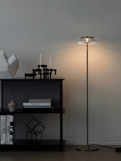 Торшер золото Glint, 23*23*120 см, LED, металл, 10 Вт