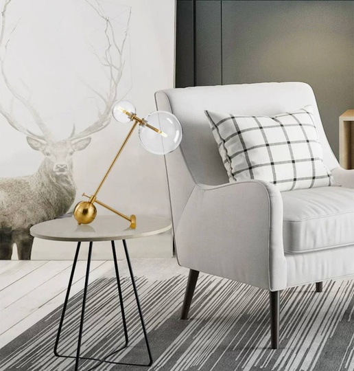 Настольная лампа GRACE 43*35, античная бронза