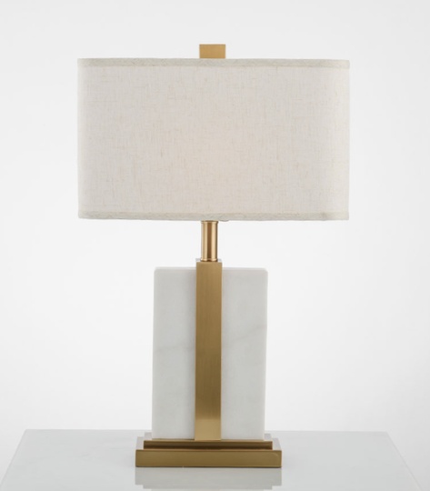 Лампа настольная белая 38*63 см, My Interno Kingston