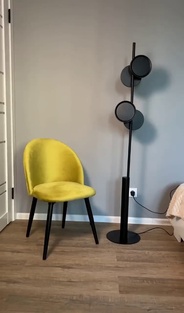 Напольный торшер, черный, Studio Truly, LED, 24 Вт