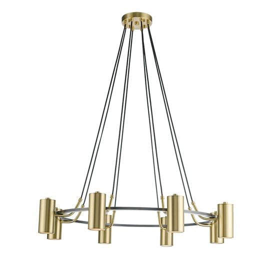 Люстра подвесная, бронза, ПММА, ALAN 70*150, металл, GU10