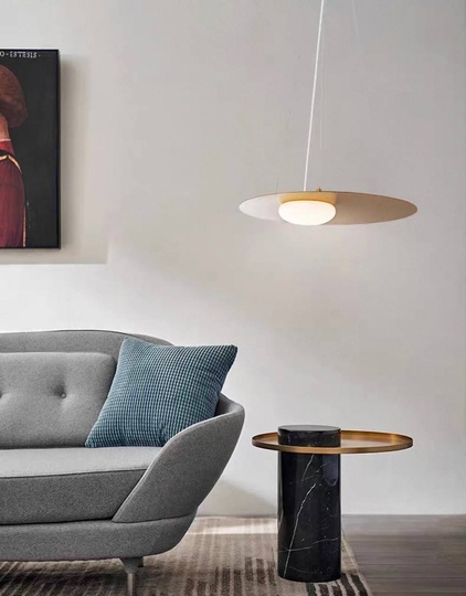 Люстра золотая Avexo, металл, стекло 36*1.5 см, светодиодная, LED