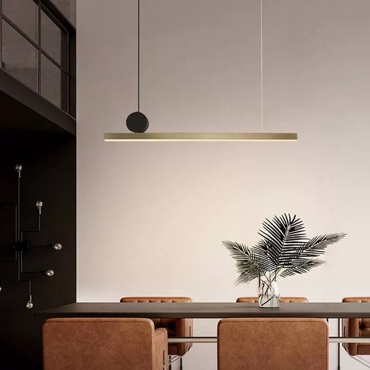 Люстра медная Luma, металл, 118*130 см, светодиодная, led