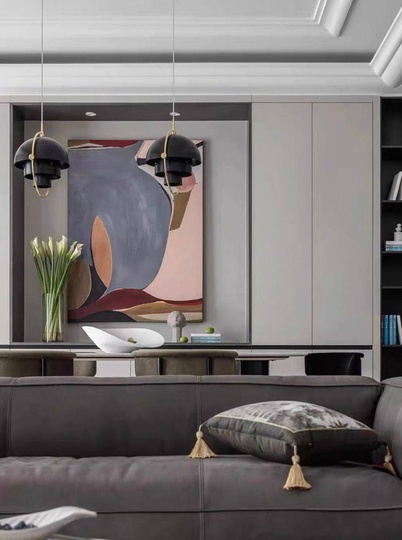 Светильник черный Ovelyn, металл, 38*40 см, Е27