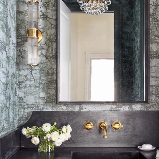 Настенный светильник медный CAMERON, Бра, 12*46, металл, LED.