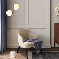 Торшер белый Zyntra, 165*36*165 см, светодиодный, Е27*2, мрамор, 5 Вт