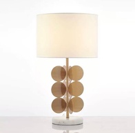 Настольная лампа GLOW 38*68, античная бронза, металл.