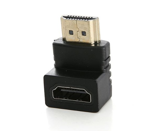 Переходник HDMI-HDMI 90 градусов