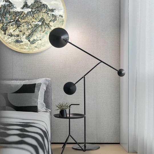 Напольный светильник черный CINETIQUE LIGNE ROSET, LED, 12 Вт