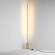 Торшер, золото, Flow Modern 120*15, LED, металл, ПММА