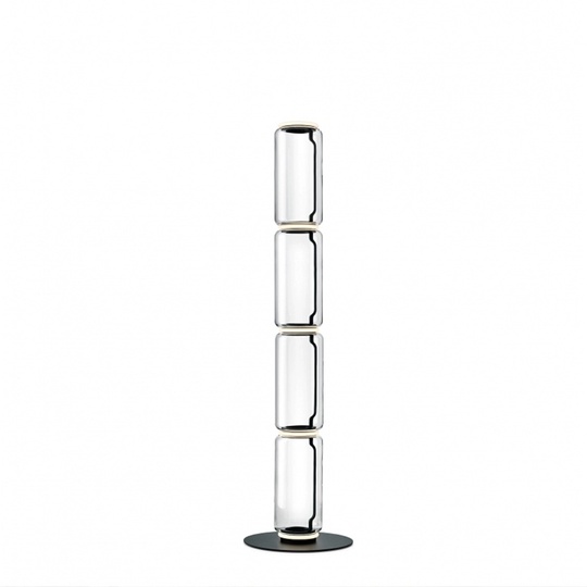 Торшер черный Elumine, 28*28*128 см, LED, Е27, металл, 20 Вт