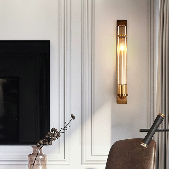 Настенный светильник бронза HAL, Бра 7*60, металл, Е14.