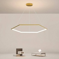 Люстра подвесная, медь, ПММА, OREO 40*120 металл, LED.