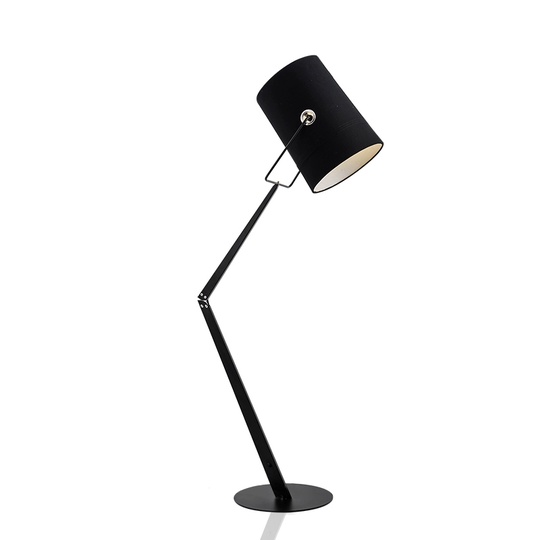 Торшер черный Avelure, 40*40*185 см, ткань, LED, Е27, металл, 30 Вт