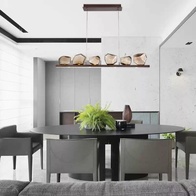 Люстра подвесная, красная бронза, стекло, AHARON 130*25, металл, LED