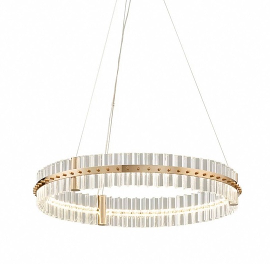 Люстра подвесная, бронза, кристалл, ANTIQUE 100*15, металл, LED.