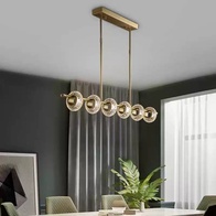 Люстра подвесная, медь, стекло, ABSALOM 97*65, металл, LED