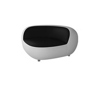 Кресло Chair Reposo, белый с черным, 102*66