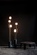 Торшер черный Virilo, 43*143 см, LED, G9*5, мрамор, 10 Вт
