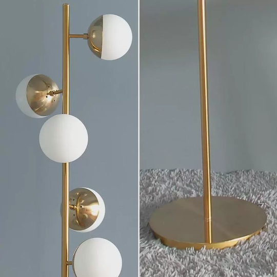Торшер золото Luxor, 32*164 см, LED, G9, металл, 15 Вт
