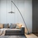 Торшер черный Ezompa, 156*225 см, LED, металл, 6 Вт