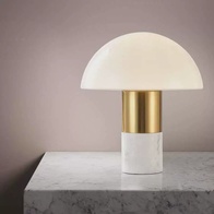 Настольная лампа WING 30*34,  белый, мрамор