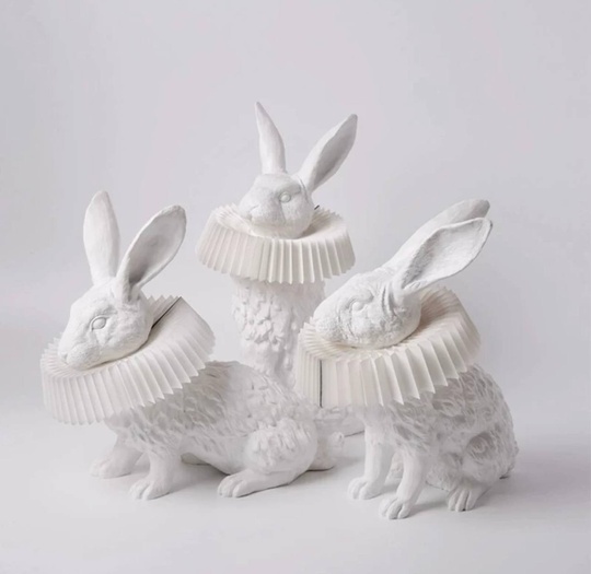 Настольная лампа RABBIT 30*32, белый, смола