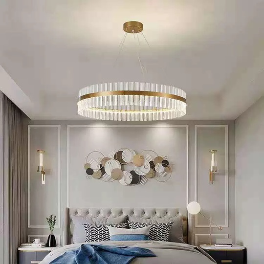 Люстра подвесная, медный, стекло, DECORATIVE 40*18, металл, LED.