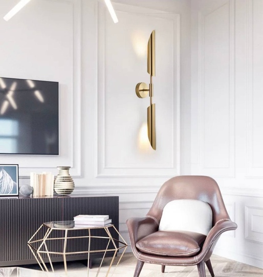 Настенный светильник, Бра OZZY 10*72, медь, металл, G9.