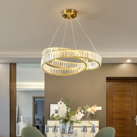 Люстра подвесная, медный, кристалл, AYSEL 60*20, металл, LED.