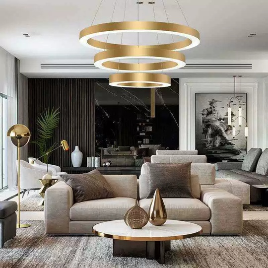 Люстра подвесная, медь, ПММА, HEZEL 60*80*100 металл, LED.