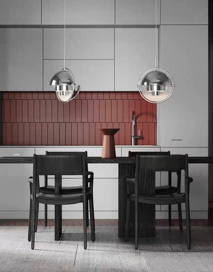 Светильник серебряный Elyntos, металл, 38*40 см, Е27