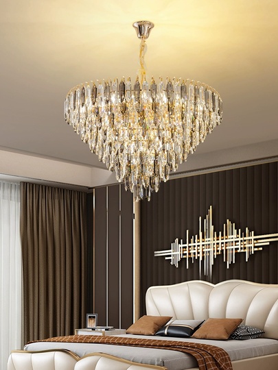 Люстра подвесная EREN 80*55 дымчатый, стекло, металл, Е14.