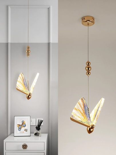 Подвесной светильник золотой Elybron, металл, 18*24 см, светодиодная, LED