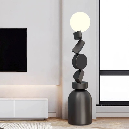 Торшер черный Ethralo, 35*35*140 см, LED, , металл, 10 Вт